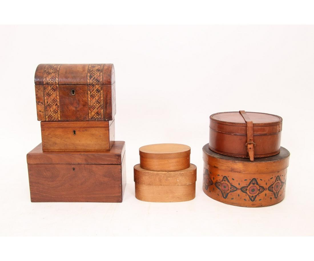 SMALL MAHOGANY BOXES (1 of 3)