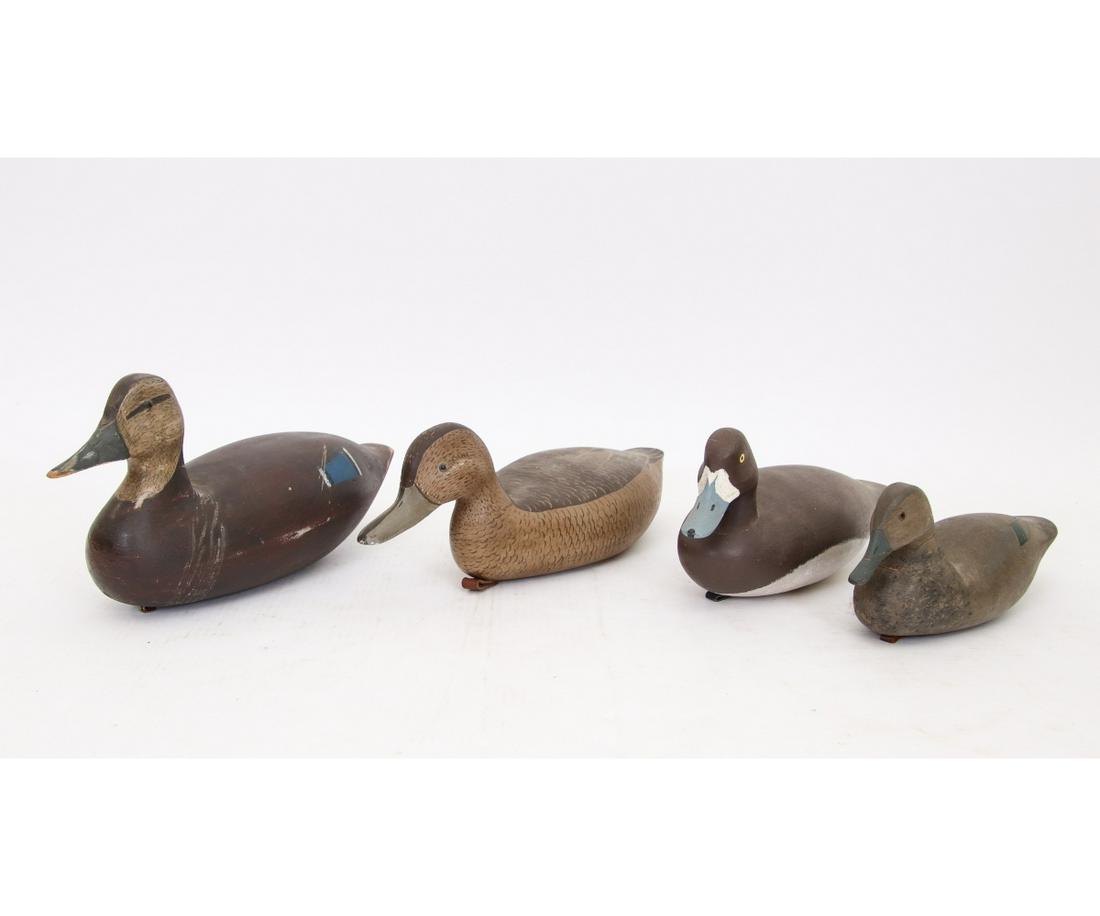 FOUR DUCK DECOYS (1 of 8)