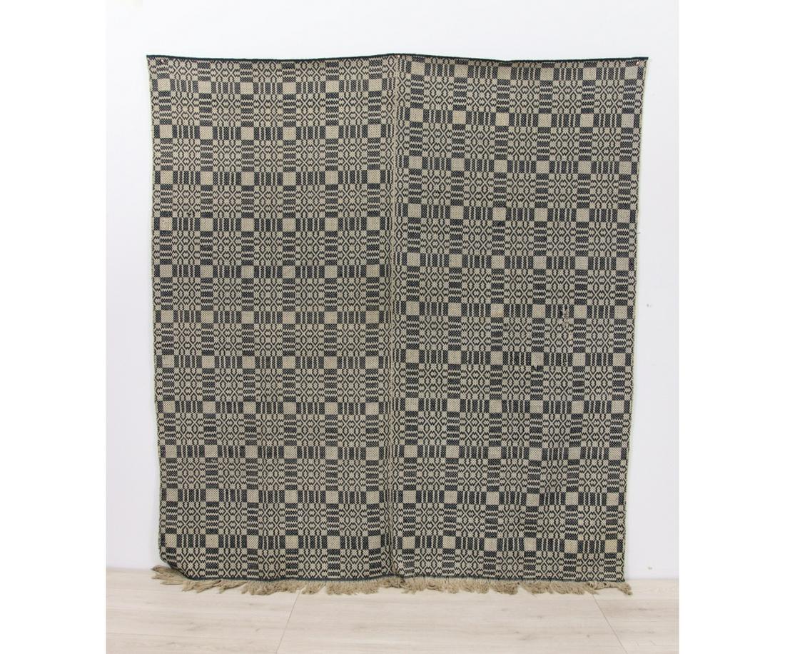 BLUE AND WHITE COVERLET (1 of 4)