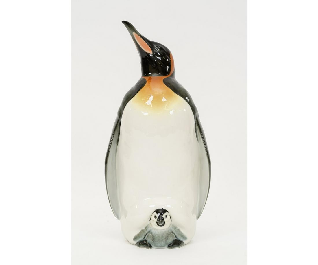 LARGE CERAMIC STANDING PENGUIN (1 of 10)