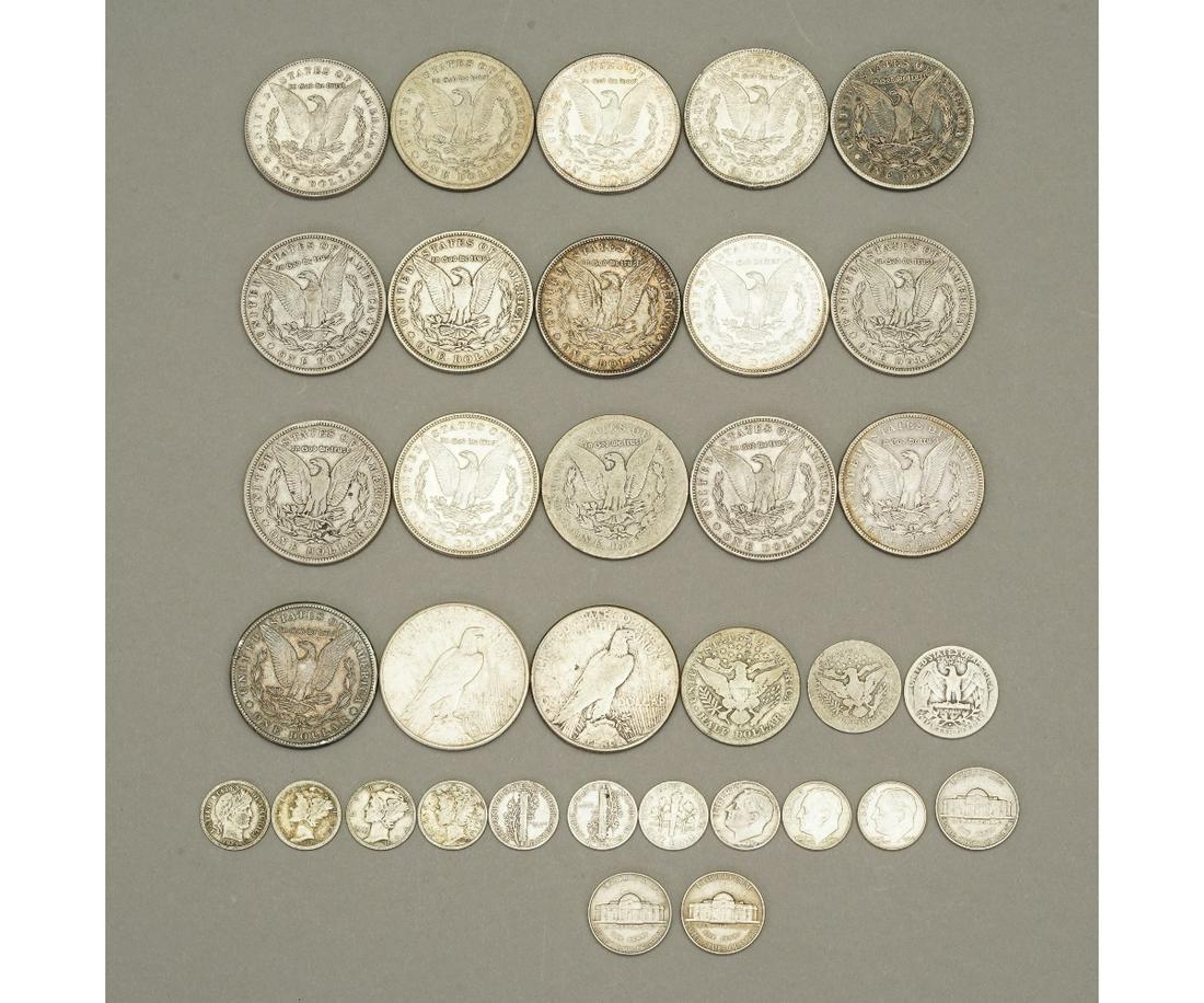 EIGHTEEN SILVER DOLLARS (1 of 7)