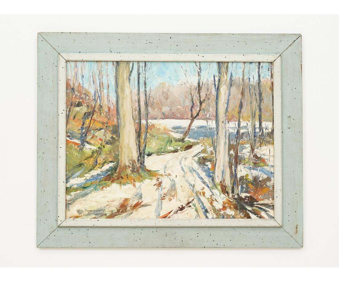 FRANCIS TAYLOR OIL ON BOARD (1 of 3)