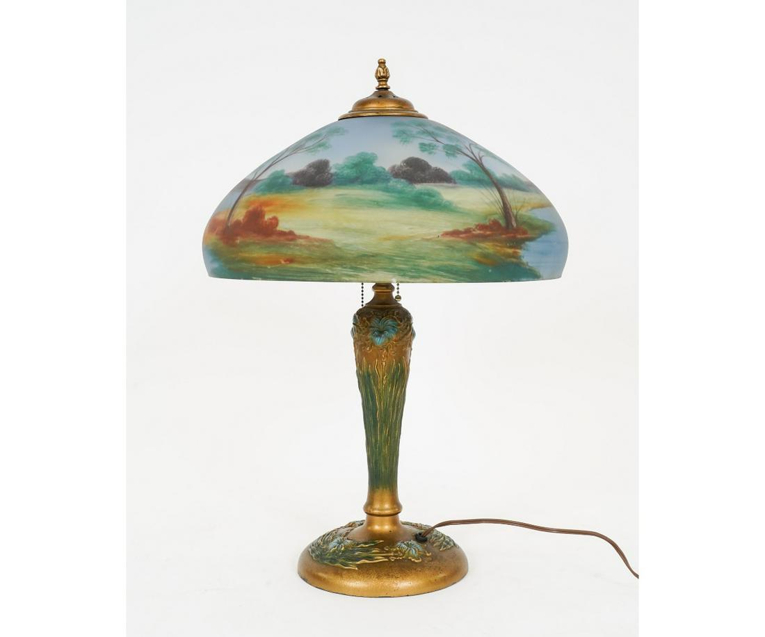ART NOUVEAU TABLE LAMP (1 of 4)