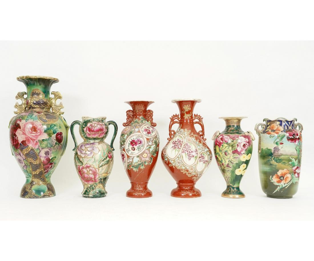 SIX CERAMIC VASES (1 of 5)