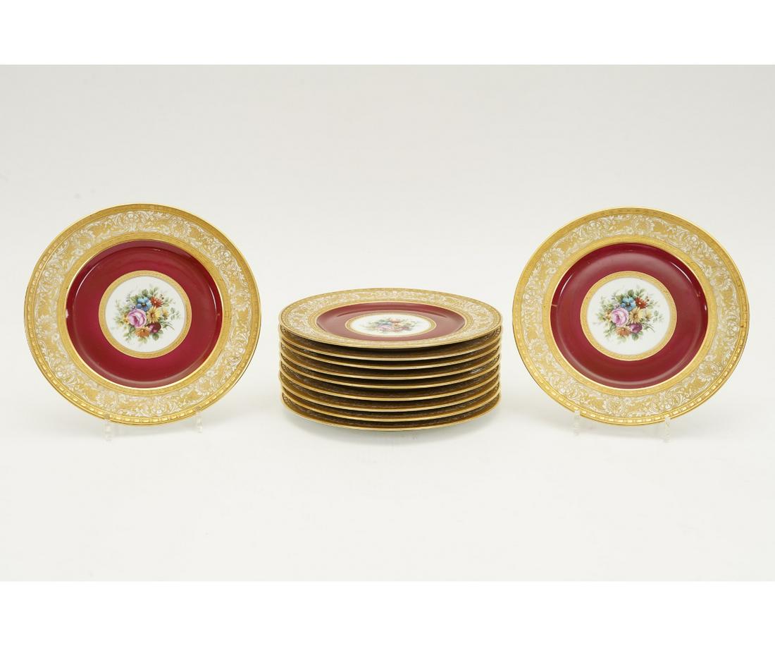 ELEVEN CHINA PLATES (1 of 5)