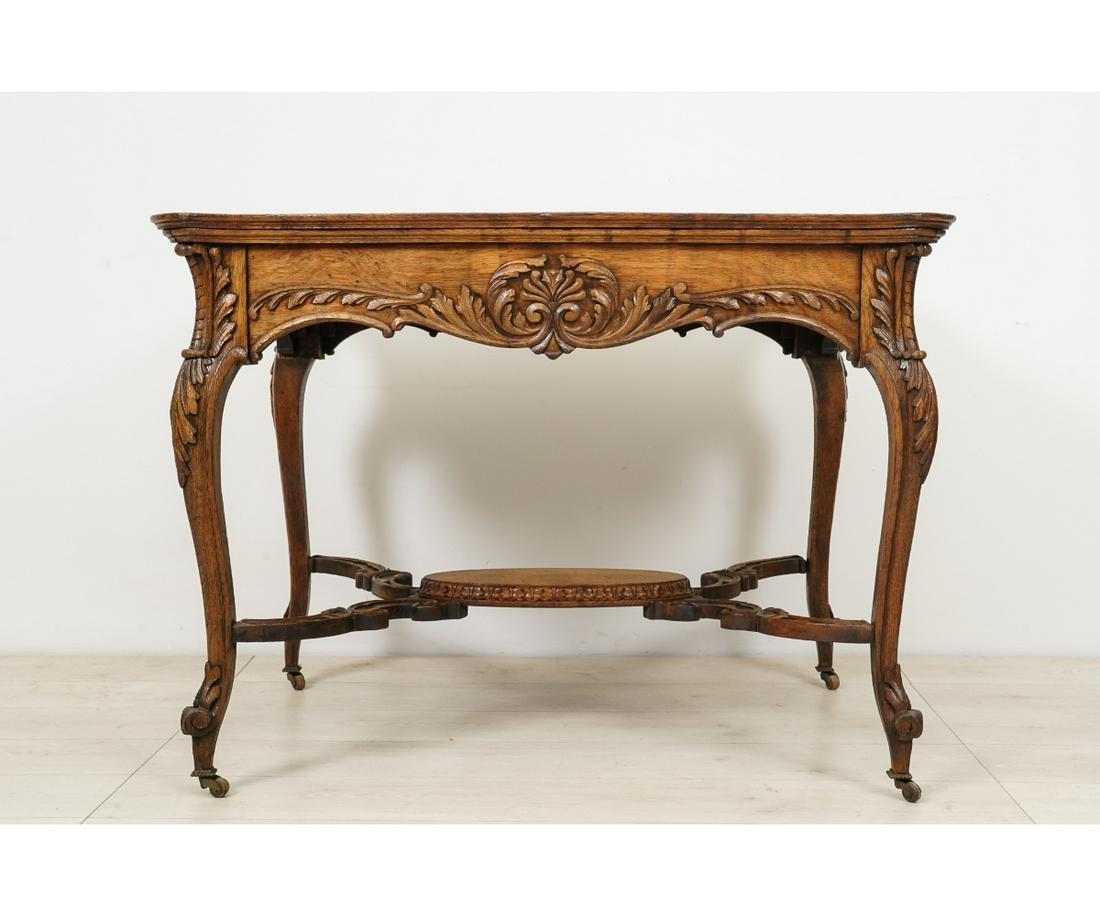 OAK CENTER HALL TABLE (1 of 6)