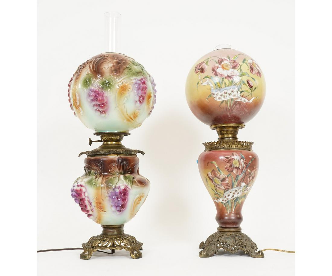 TWO GONE WITH THE WIND LAMPS (1 of 7)