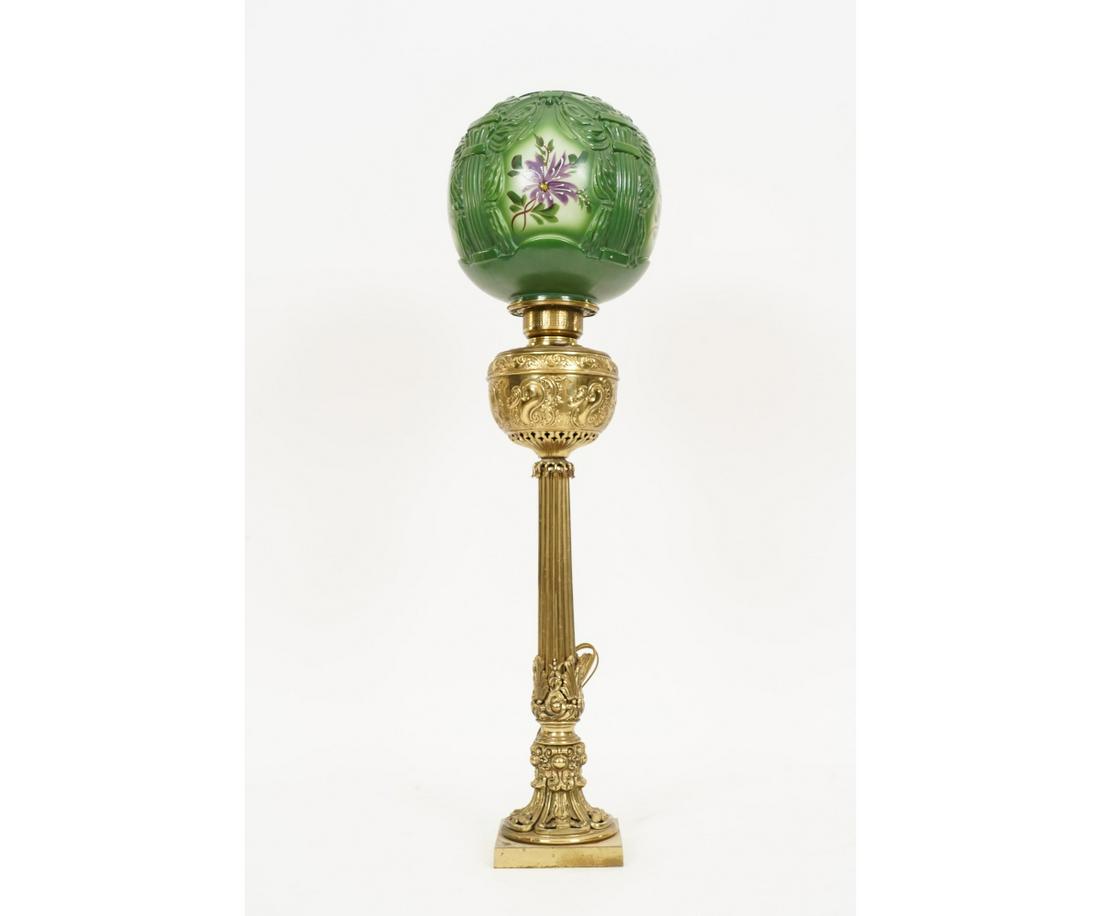 BRASS GONE WITH THE WIND LAMP (1 of 4)