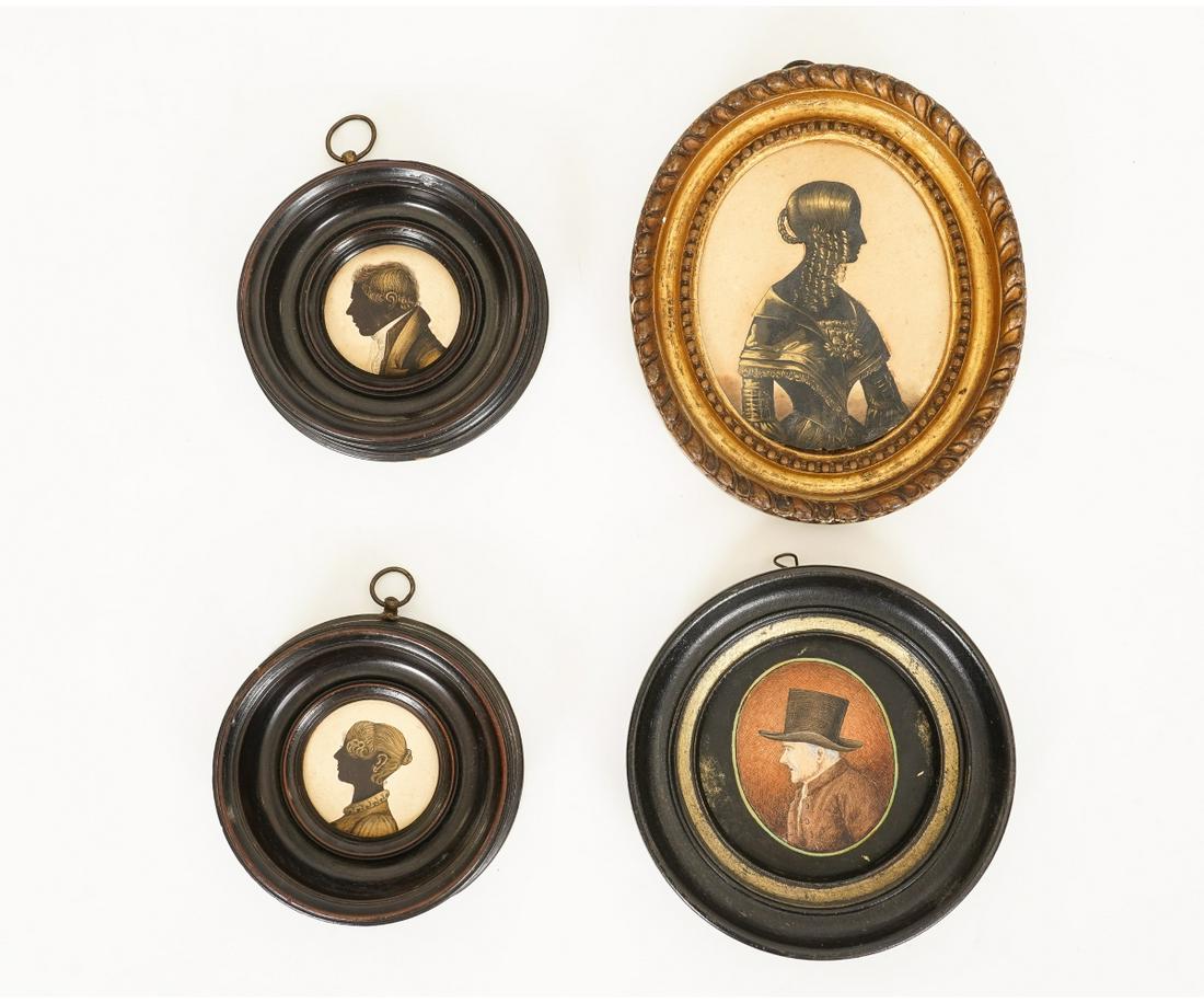 TWO MINIATURE SILOUETTES (1 of 6)