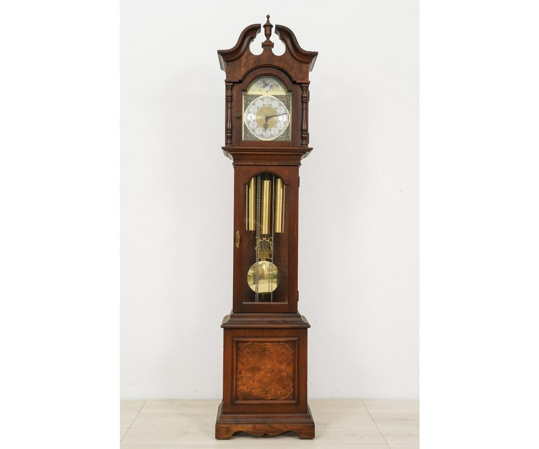 TALL CASE CHIME CLOCK (1 of 5)