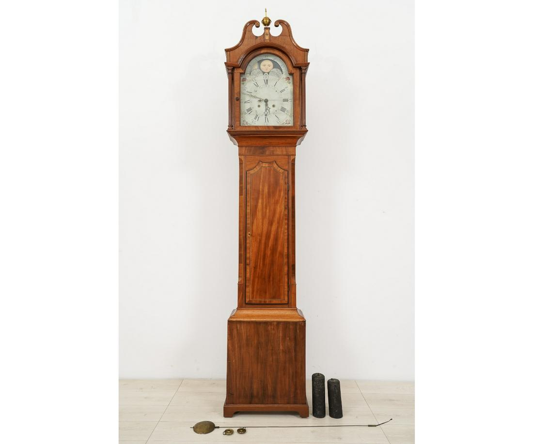MAHOGANY TALL CASE CLOCK (1 of 11)