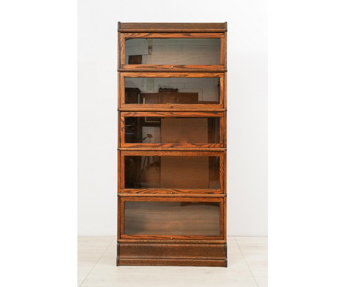 OAK BARRISTER BOOKCASE (1 of 5)