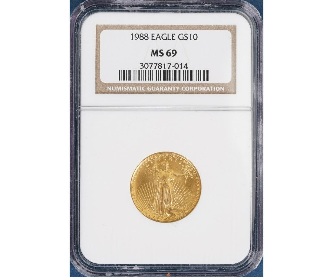 1988 GOLD TEN DOLLAR EAGLE COIN (1 of 4)