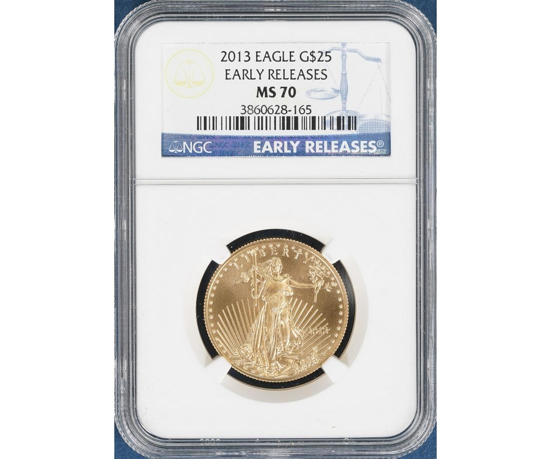 2013 GOLD 25 DOLLAR EAGLE COIN (1 of 4)