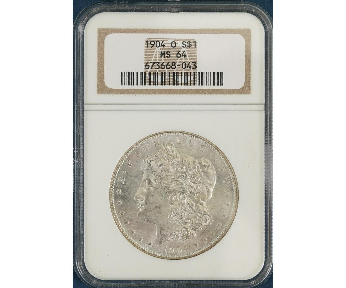 1904-O MORGAN SILVER DOLLAR (1 of 4)