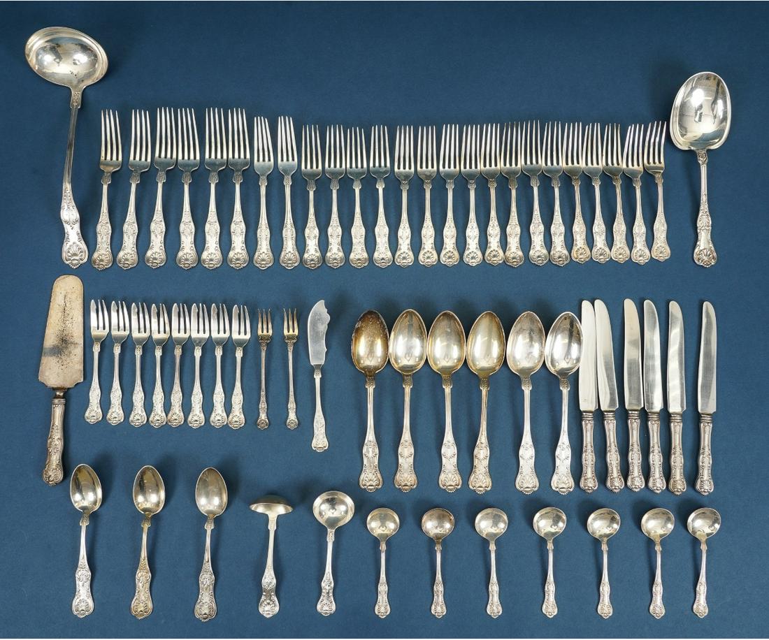 ASSEMBLED SET OF STERLING SILVER FLATWARE (1 of 4)