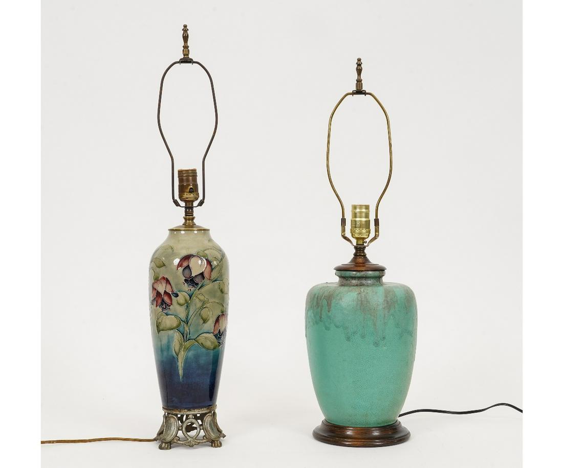 MOORECROFT STYLE VASE/LAMP (1 of 7)