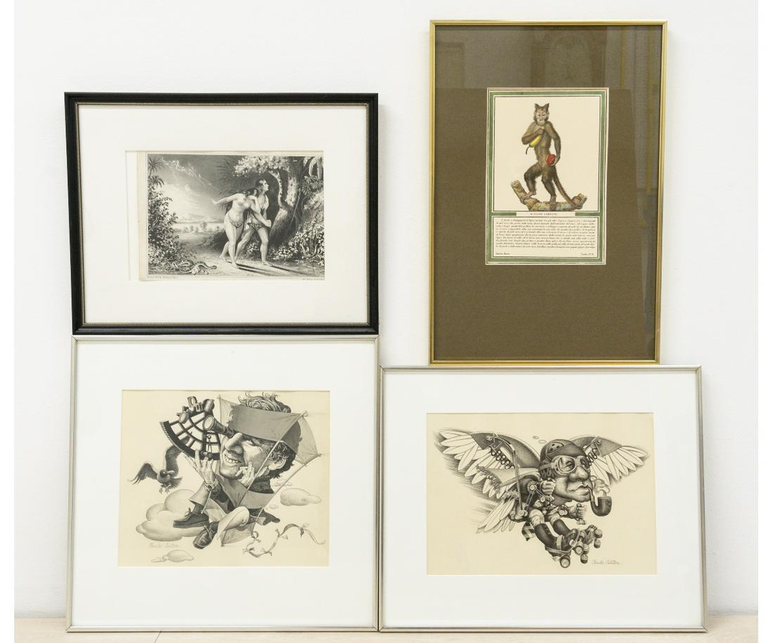 AFTER CHARLES SANTORE ILLUSTRATION PRINTS (1 of 6)