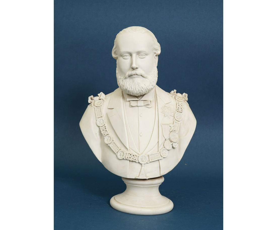 PERIANWARE BUST OF EDWARD VII (1 of 7)