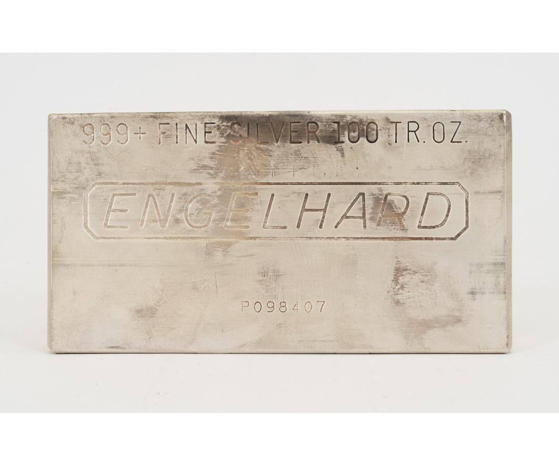ENGELHARD 999+ FINE SILVER BAR (1 of 3)