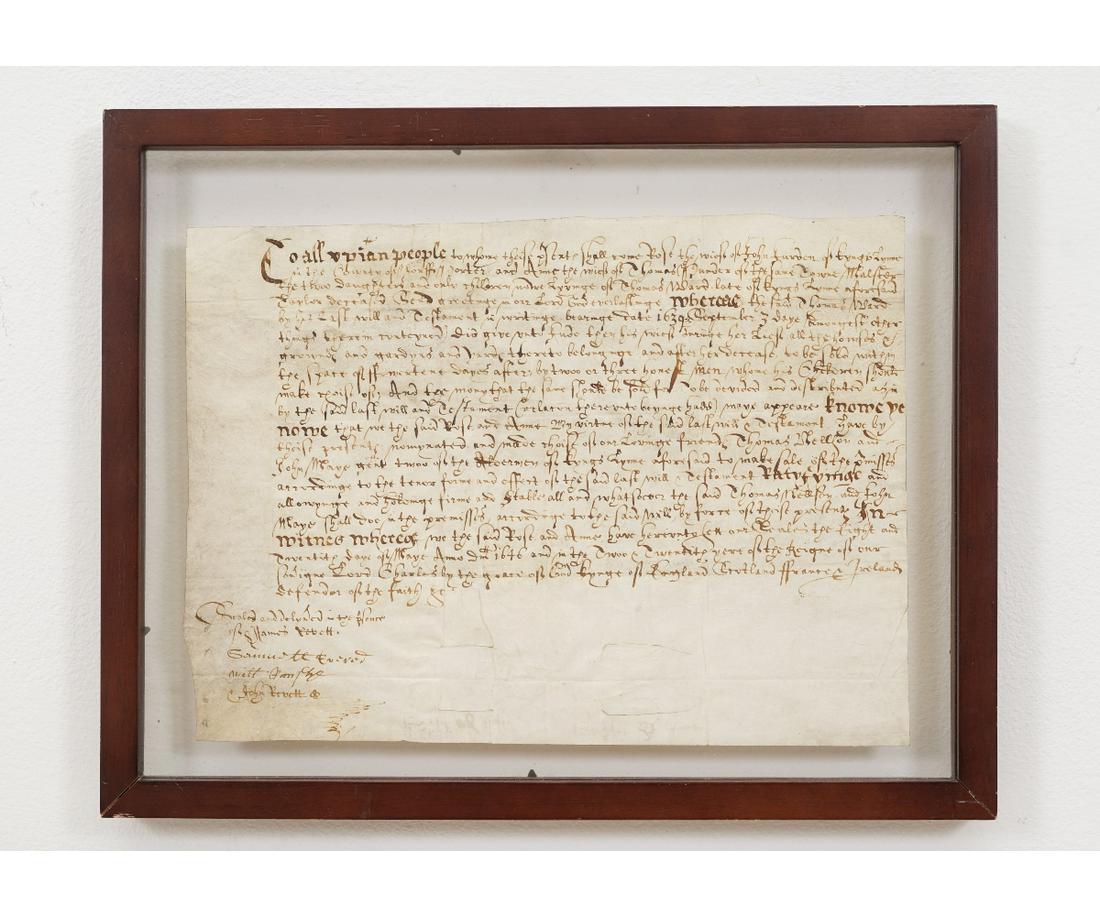 INDENTURE DATED 1646 (1 of 4)