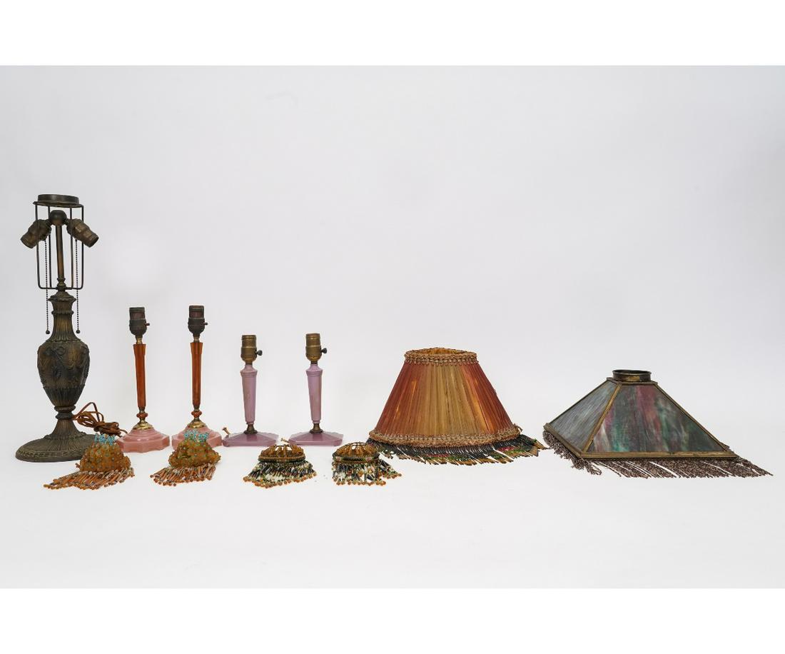 SLAG GLASS LAMP SHADE (1 of 10)