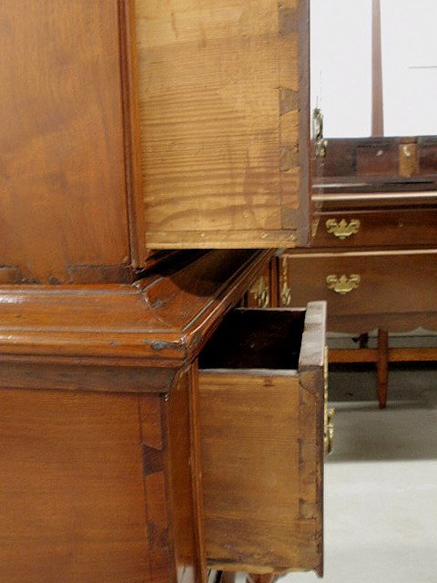 American William and Mary highboy, c.1760, with a - 4