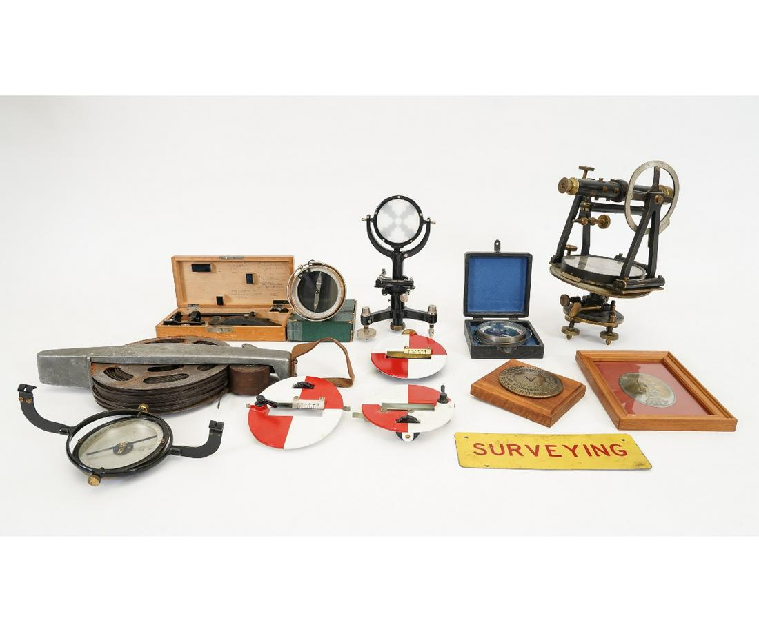 JAS. W. QUEEN SURVEYORS TRANSIT (1 of 13)