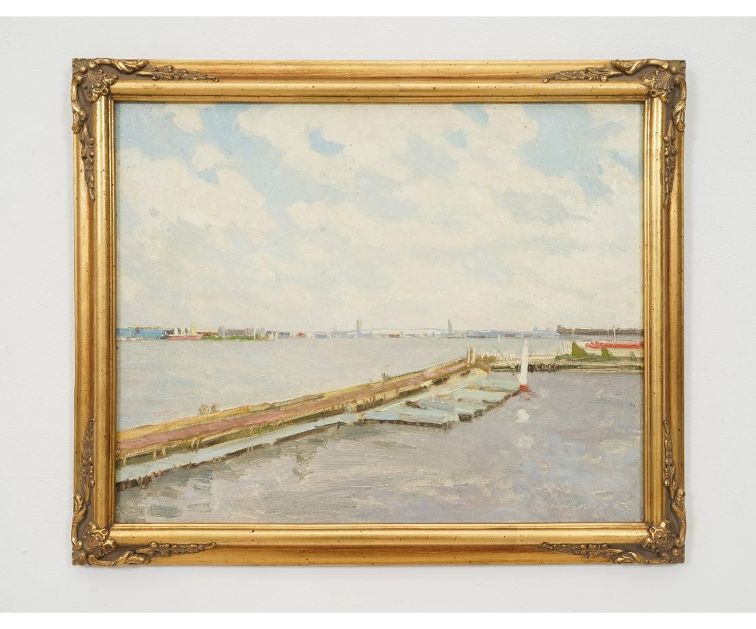 DAVID SHEVLINO OIL ON BOARD (1 of 5)