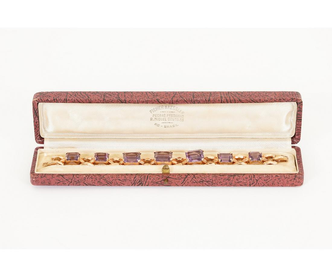 VINTAGE AMETHYST BRACELET (1 of 10)