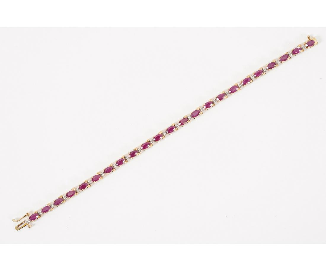 RUBY AND DIAMOND BRACELET (1 of 11)