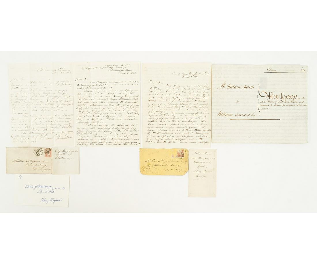 THREE CIVIL WAR LETTERS etc. (1 of 20)