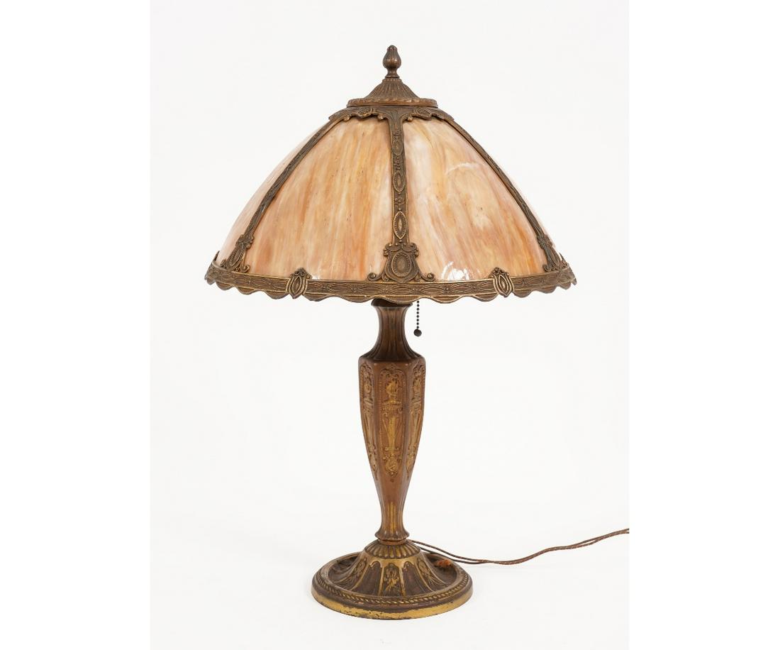 SLAG GLASS LAMP (1 of 11)