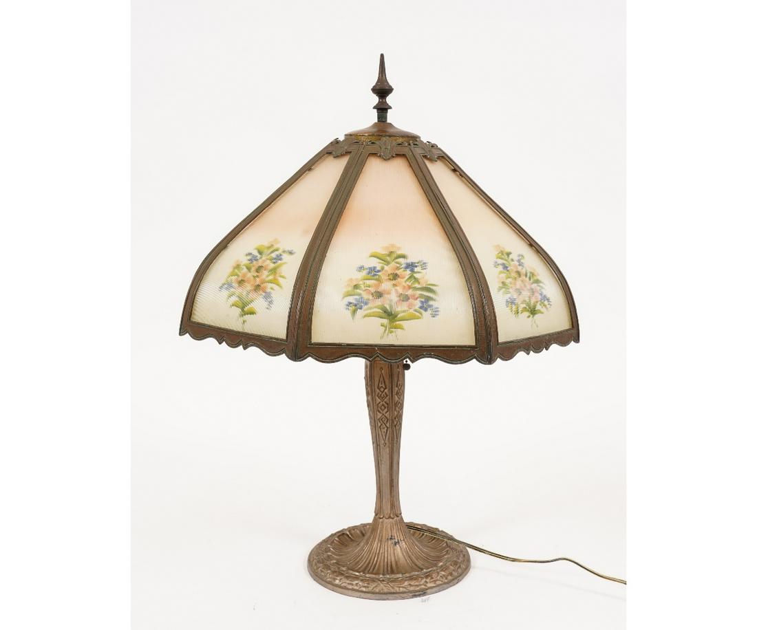 FAUX BRONZE TABLE LAMP (1 of 9)