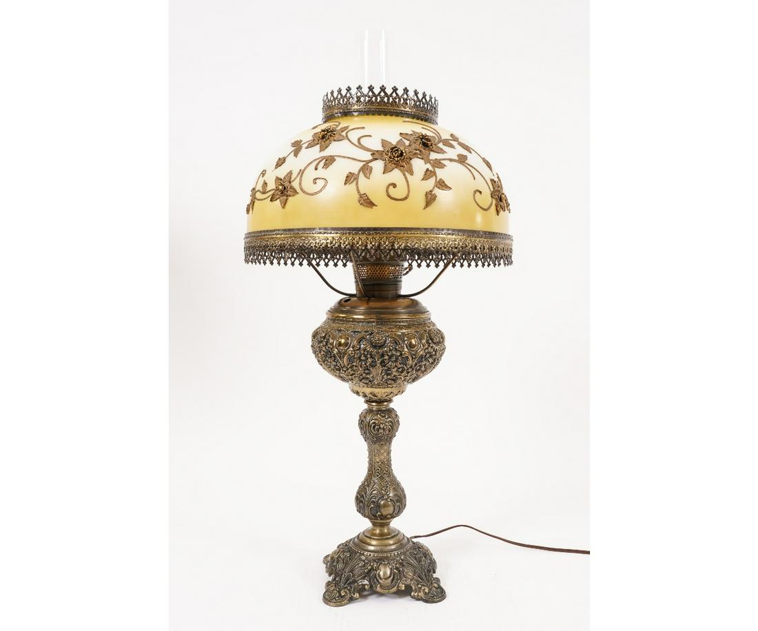 FAUX BRONZE TABLE LAMP (1 of 10)