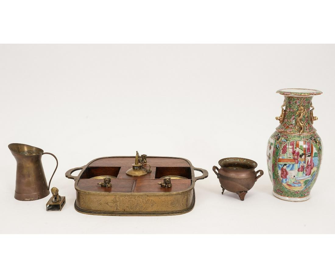 ASIAN INLAID CONDIMENT BOX (1 of 7)