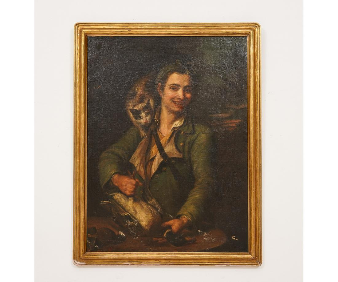 LARGE OIL ON CANVAS PORTRAIT (1 of 8)