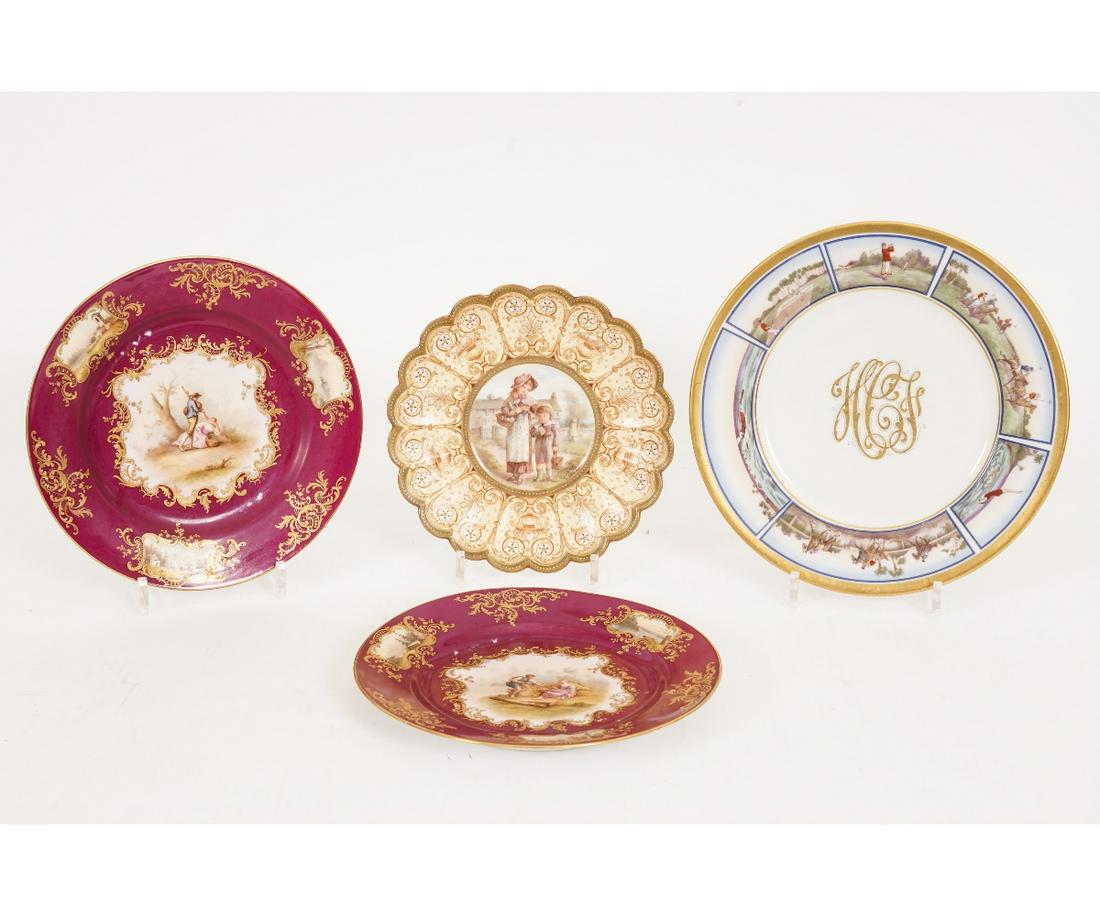 PAIR OF VIENNA AUSTRIA PLATES (1 of 9)