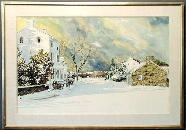 Sculthorpe, Peter [American, 1948-] rare watercol