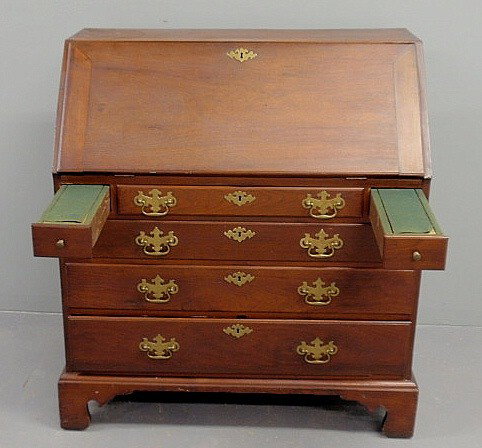 Chester County, Pennsylvania Chippendale walnut s - 3