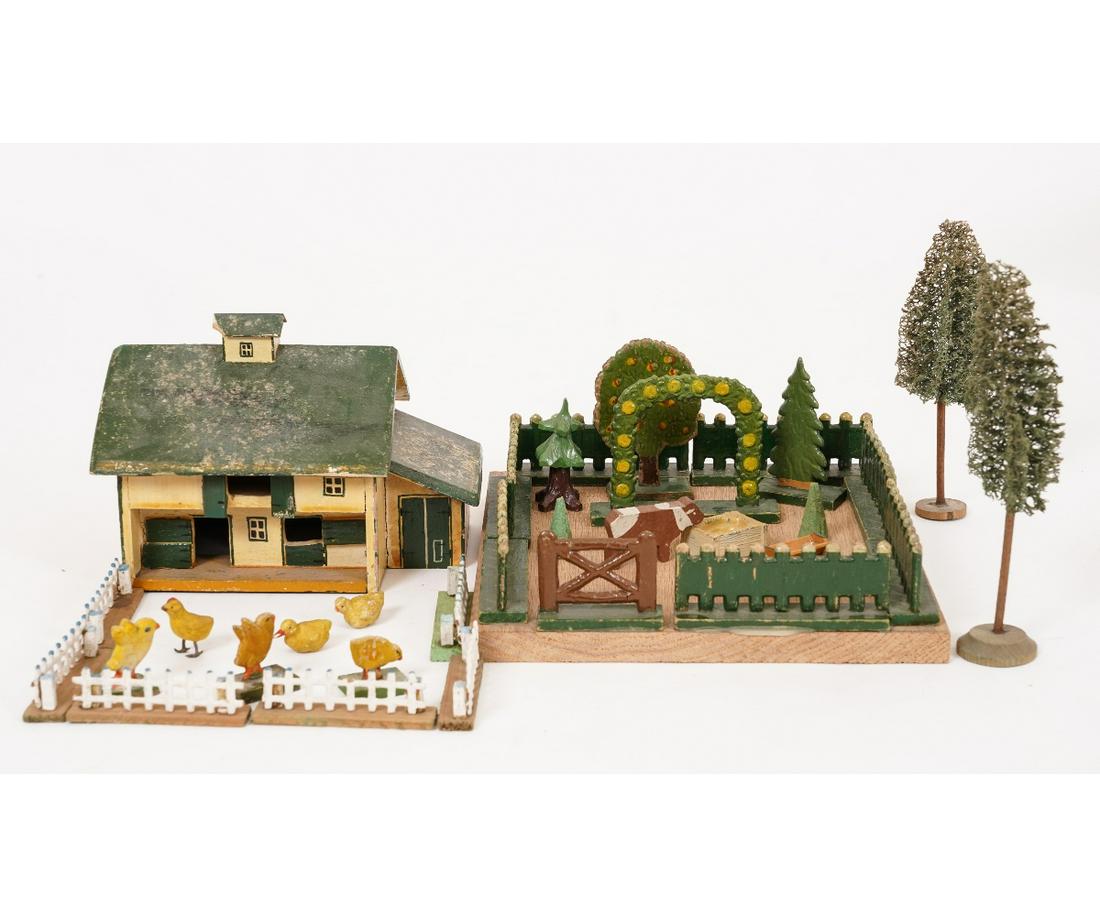 VINTAGE GERMAN PUTZ BARN & FARM YARD (1 of 3)