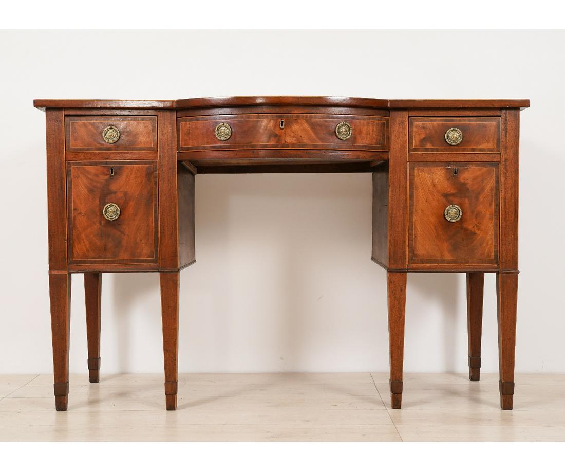 GEORGIAN BOWFRONT SIDEBOARD (1 of 10)