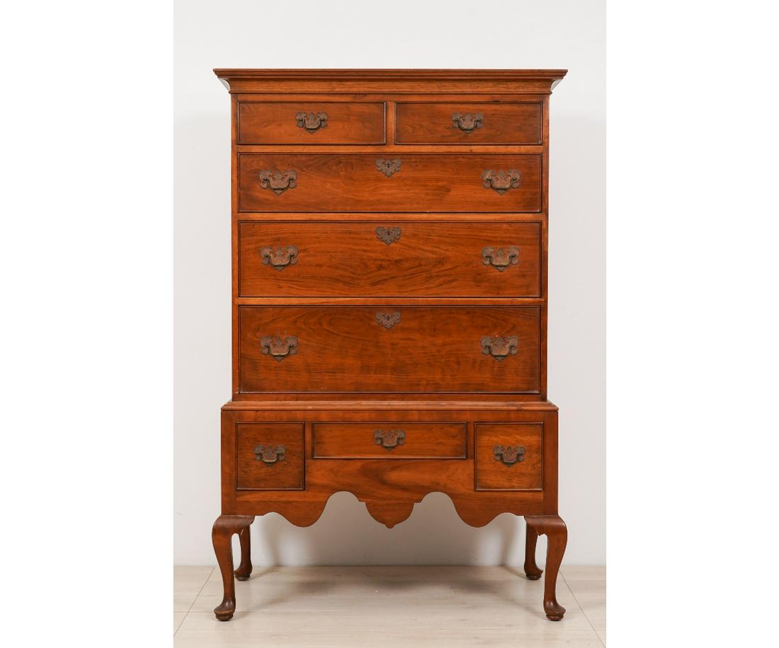 STICKLEY QUEEN ANNE STYLE HIGHBOY (1 of 7)