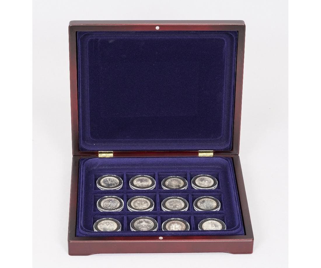 12-PIECE SET OF SILVER COINS (1 of 7)