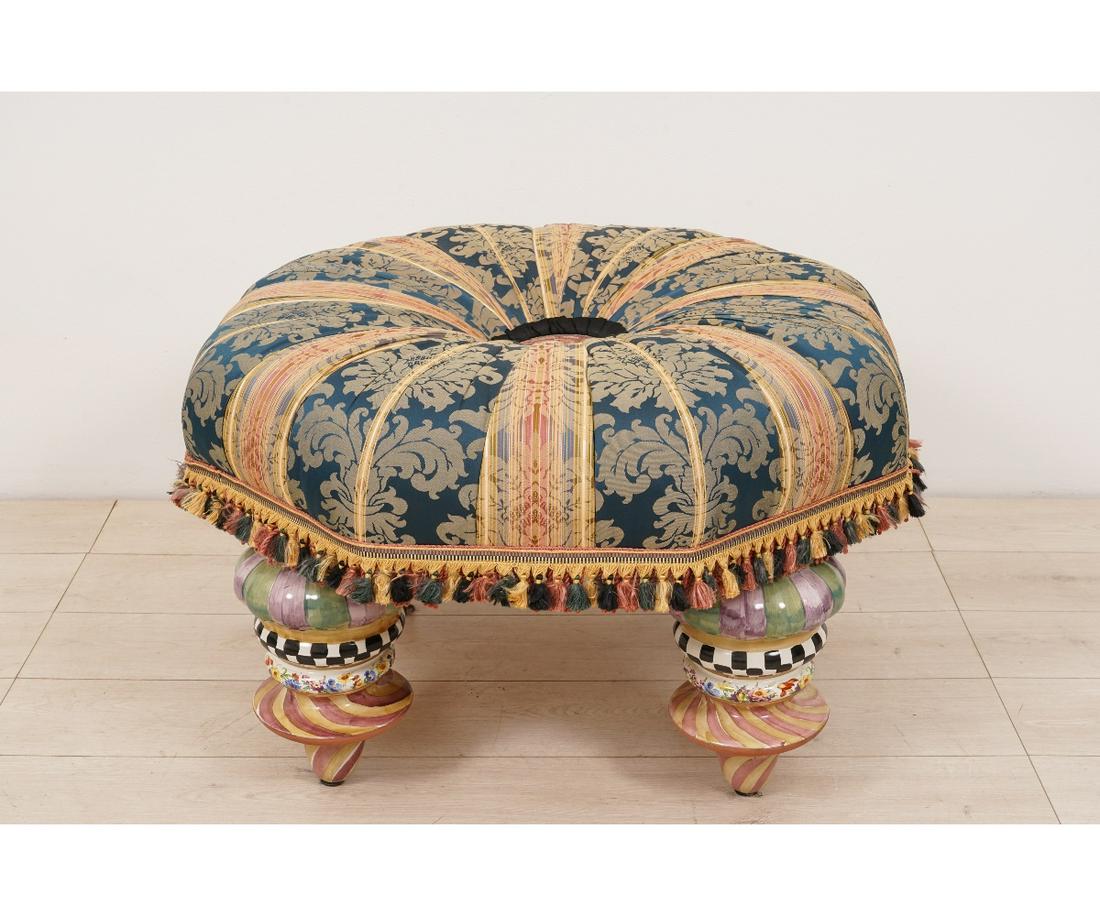 MACKENZIE-CHILDS OTTOMAN (1 of 8)