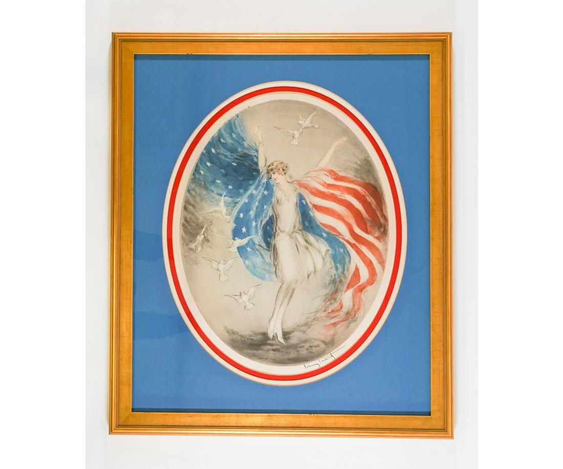 RARE LOUIS ICART ETCHING (1 of 8)