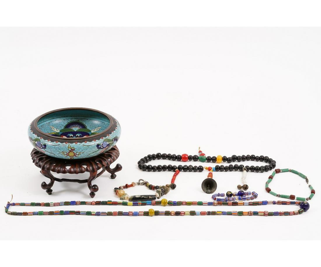 ASIAN CLOISONNE PLANTER (1 of 7)