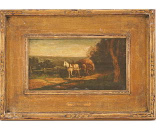 ALBERT PINKAM RYDER OIL ON PANEL