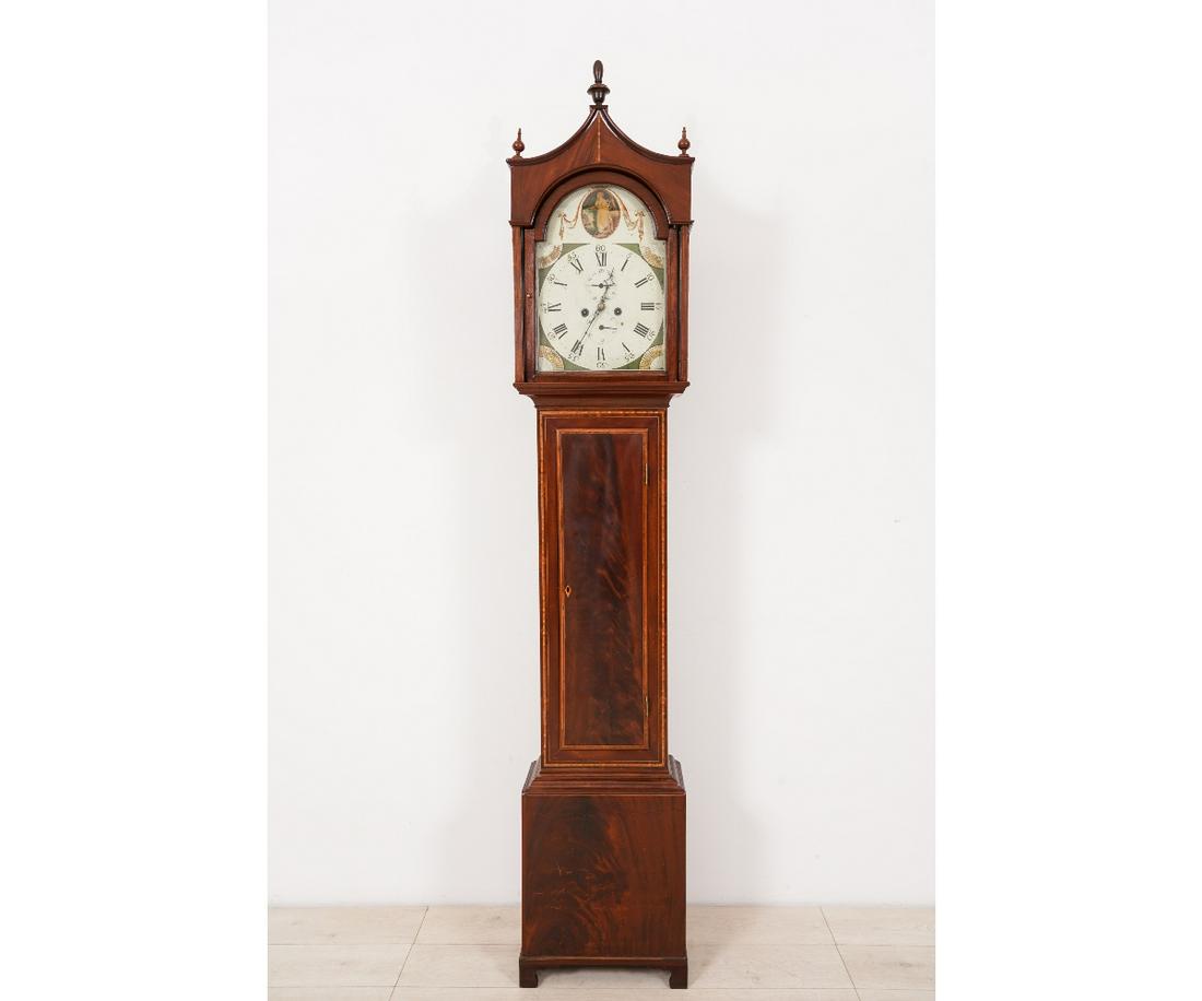 GEORGIAN TALL CASE CLOCK (1 of 9)