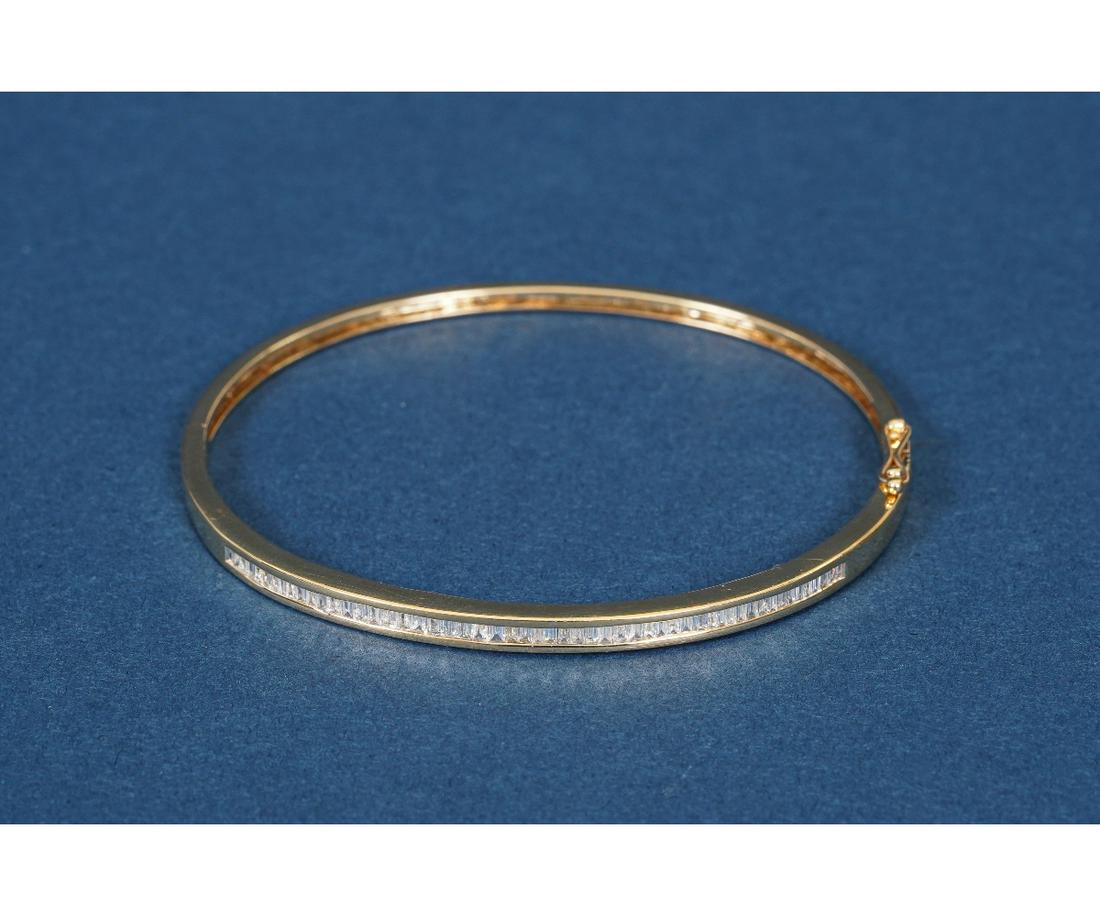 14K LADIES DIAMOND BRACELET (1 of 7)